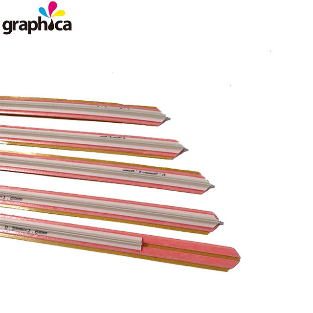 Plastic Creasing Matrix Die Cutting and Channel Width 4.0mm GRB 0.5*1.5mm Machine