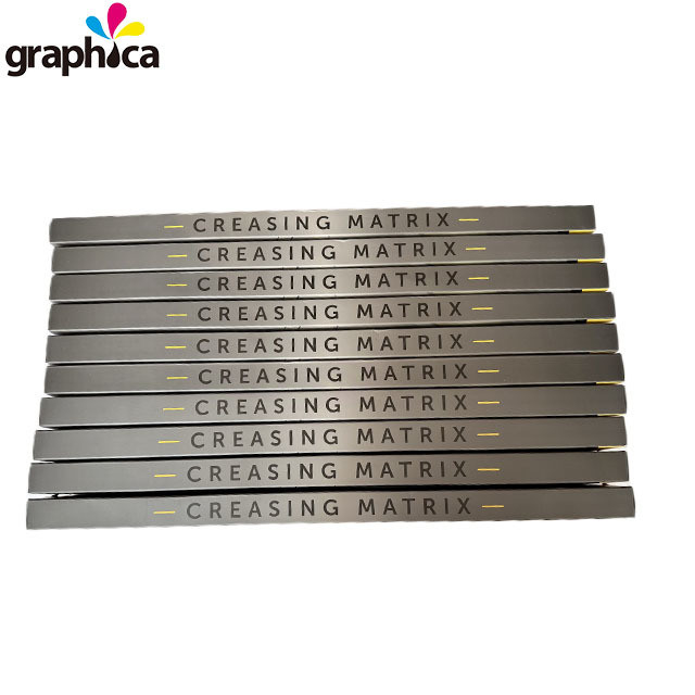 Plastic Creasing Matrix Die Cutting and Channel Width 4.0mm GRB 0.5*1.5mm Machine