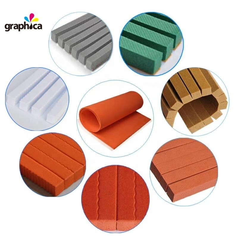 High Elastic Die Cutting Ejection Rubber Sheets in 7mm Thickness for 7x950x950mm Size