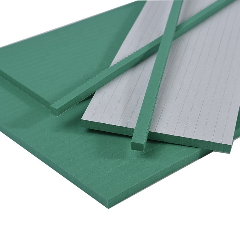 40-45 Degree Shore A Hardness EVA Rubber Sheet in Green Color for Flat Die Cutting
