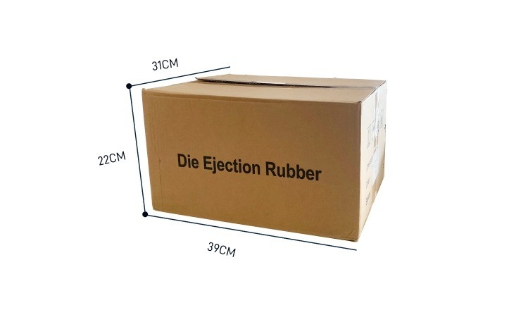 40 Shore A Flexibility Ejection Rubber Sheet in Green for Graphic Beijing 2023 Print