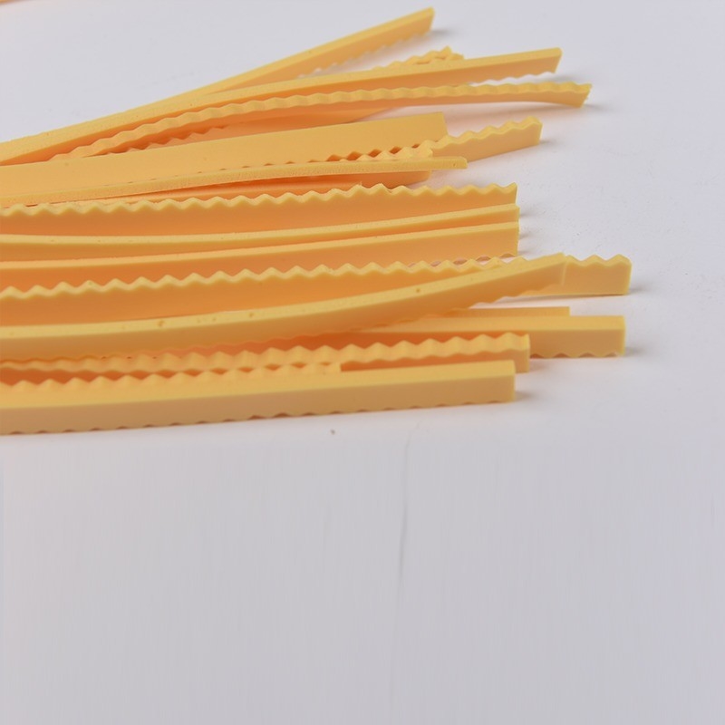 High Elastic Yellow 8mm Die Cutting Ejection Sponge Rubber Slot Rubber Flat Plywood Steel Rule Die Cutting