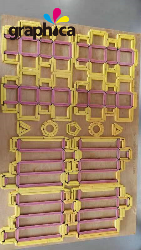 Blue Fiber Creasing Matrix Cutter for Cardboard Corrugated Paper Box Making and More