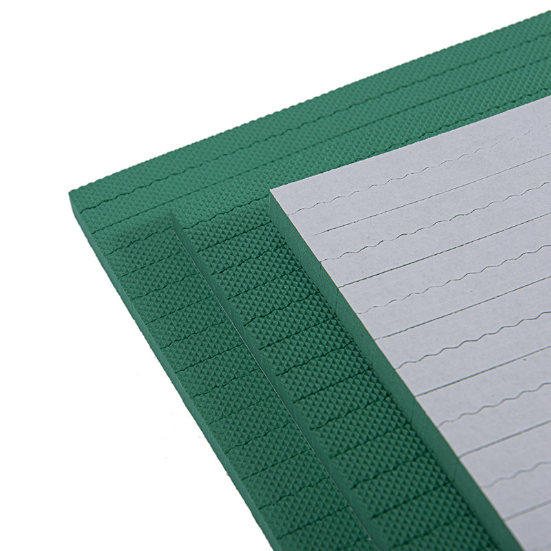 40-45 Degree Shore A Hardness EVA Rubber Sheet in Green Color for Flat Die Cutting