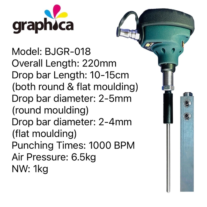 3KW Output Power Pneumatic Hand-held Inner Hole Stripping Tool for Easy Waste Removal
