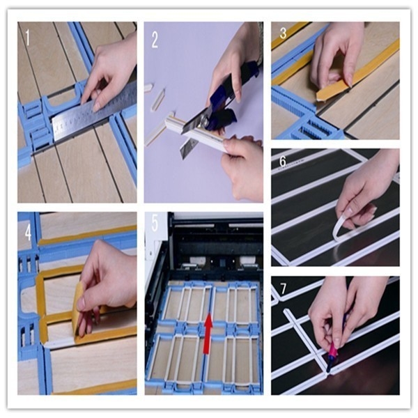 Super PVC Creasing Matrix Cutter Die Cutting Matrix with Imported Finger Tape and Glue