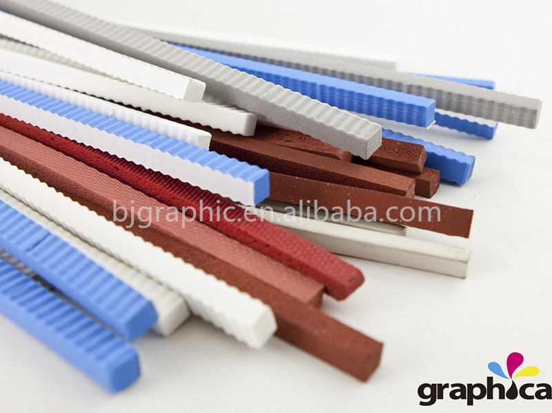 Die Cutting Machine High Elastic Green Adhesive Ejection Rubber in 8x8x300x380mm Size