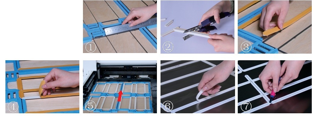 Cardboard Corrugated Paper Box Die Cutting Matrix Cutter with 1.3mm Channel Width