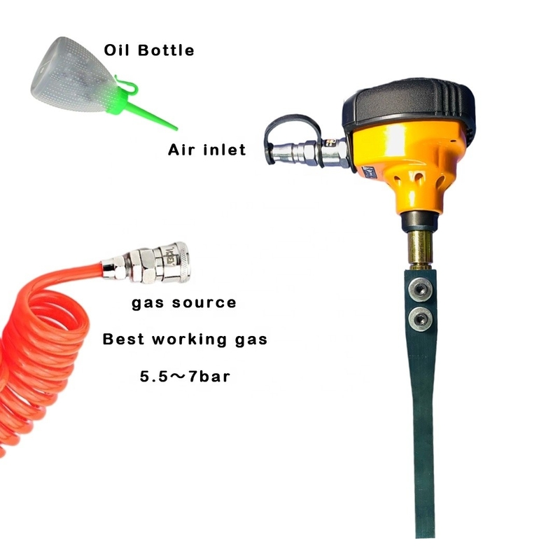 User-Friendly Manual Inner Hole Waste Stripper for Pneumatic Hand-held Tool Operation