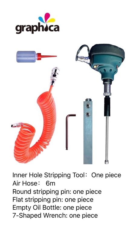 User-Friendly Manual Inner Hole Waste Stripper for Pneumatic Hand-held Tool Operation