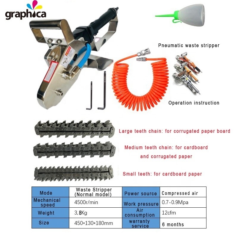 12CFM 0.65-0.8MPa Waste Paper Die Cutting Stripper Machine for Precise Stripping