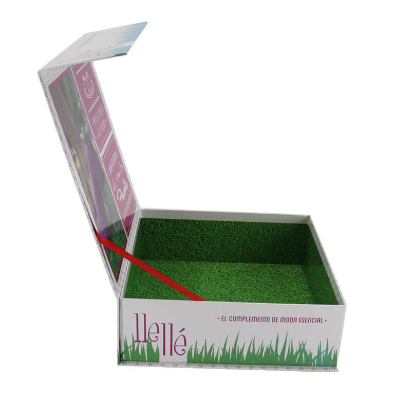 Custom Order Accepted White Organic Skin Care Set Cardboard Packaging Box for Dress