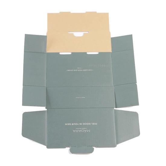 Custom Order Accepted White Organic Skin Care Set Cardboard Packaging Box for Dress
