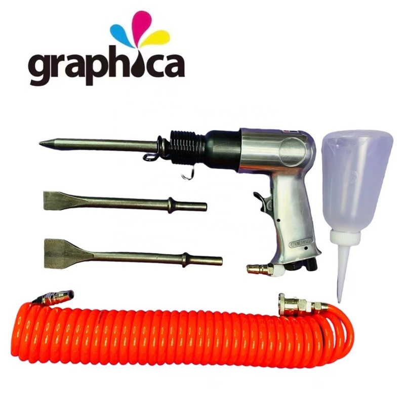 3KW Output Power Pneumatic Inner Hole Stripping Tool for Hand-held Graphic Die Cutting