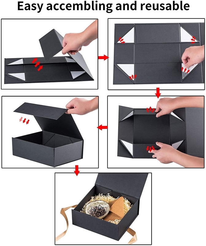 Kraft Paper Core Christmas Eve Apple Packaging Box for Photo Frame Display and Storage