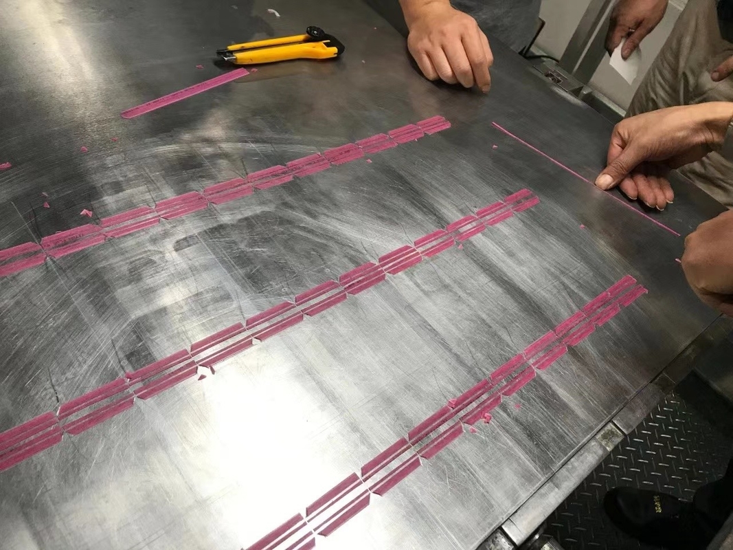 Super March Paper Box Die Making Pink Fiber Creasing Matrix with 6.0mm Channel Width