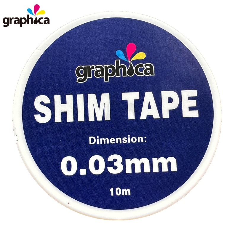 Stainless Steel Self-Adhesive Shim Tape for Cutting Dies and Other Printing Materials