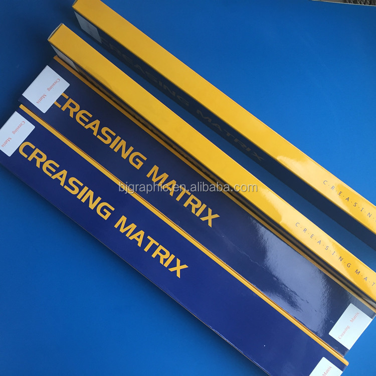 Pressboard GRB0.5 x 1.9mmP Creasing Matrix CE Certified 10mm Width White Locator Color