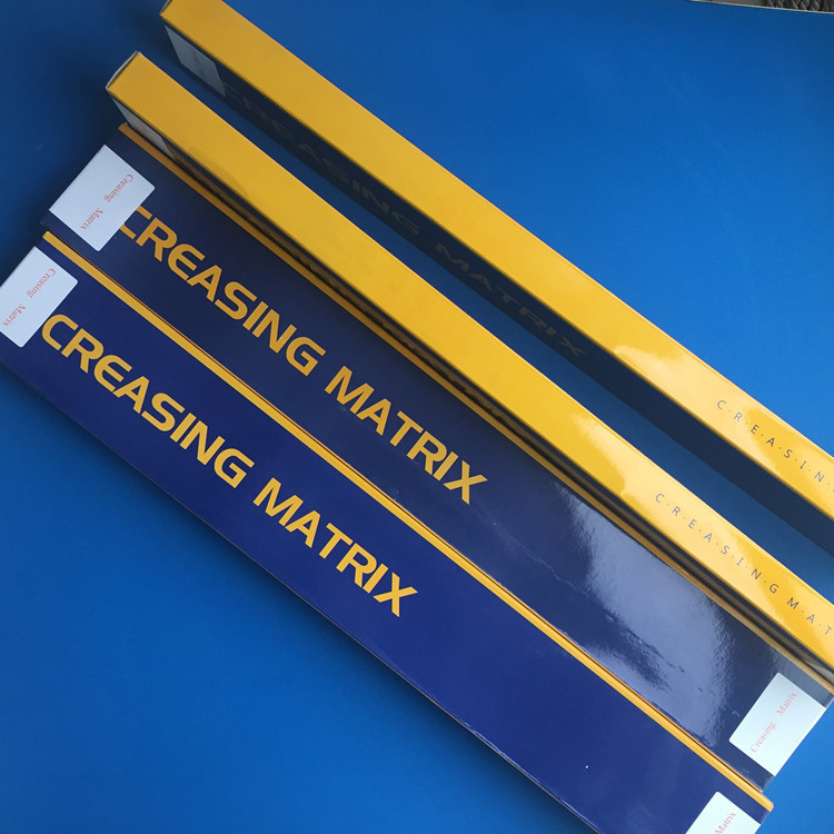 GRB0.6x1.7mmC PVC Creasing Matrix with HS NO. 39169090 1.3kg/Box Manufactured