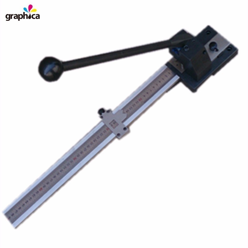 Manually Operated Creasing Matrix Cutter in Green Color 71x20x16cm for Precise Cuts