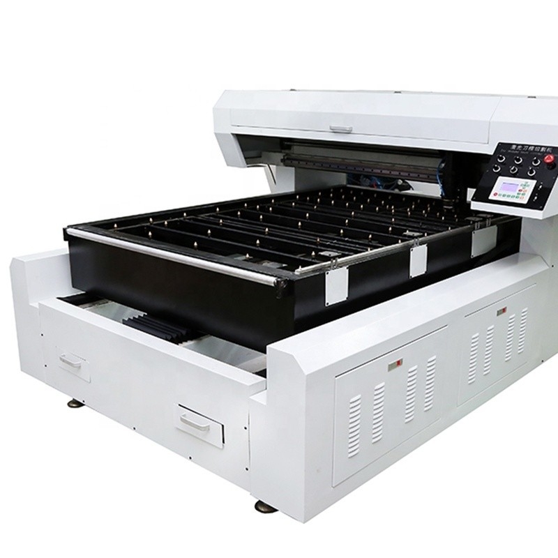 380v Graphic Beijing GIT1218-400W Flat Laser Die Cutting Machine with ≤0.02mm Re-Positioning Precision