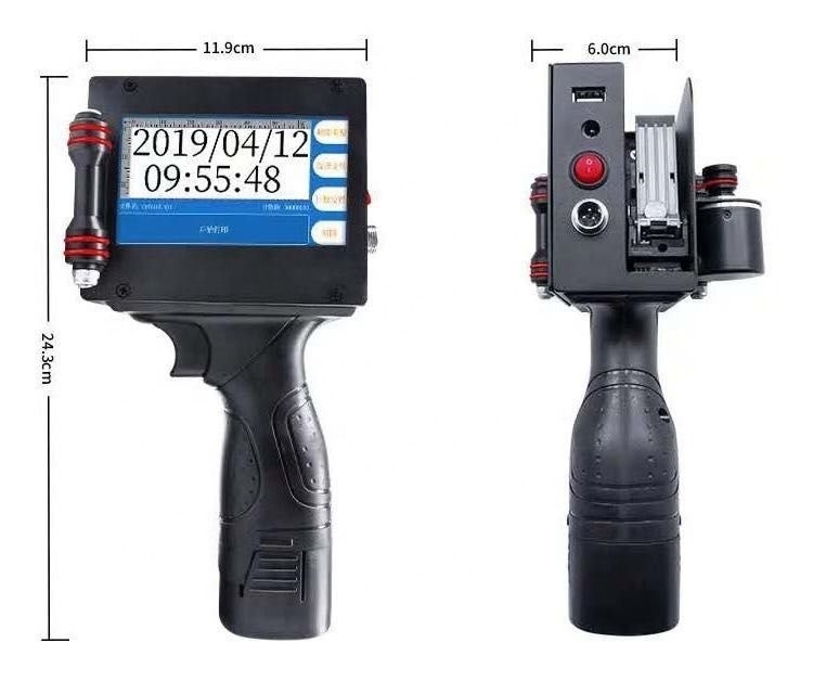 25.4mm Print Height Hand-held Ink-jet Printer for Construction Site Applications
