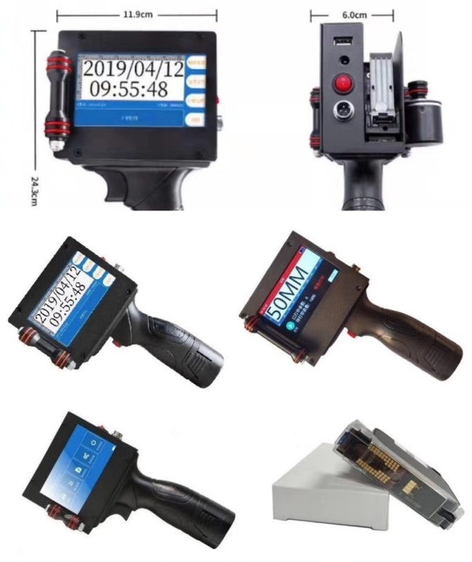 25.4mm Print Height Hand-held Ink-jet Printer for Construction Site Applications