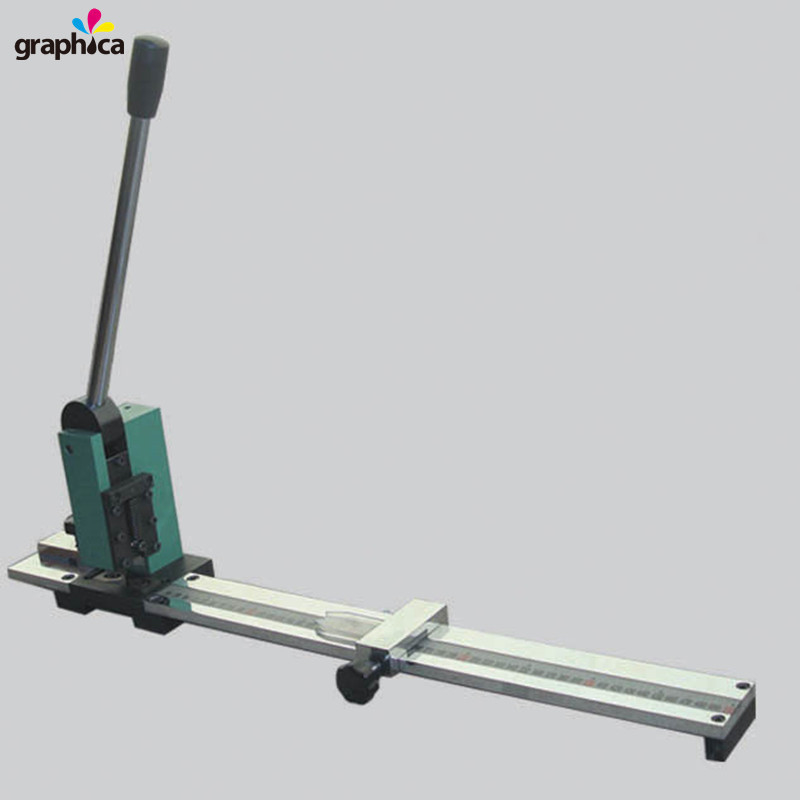 Manually Operated Creasing Matrix Cutter in Green Color 71x20x16cm for Precise Cuts